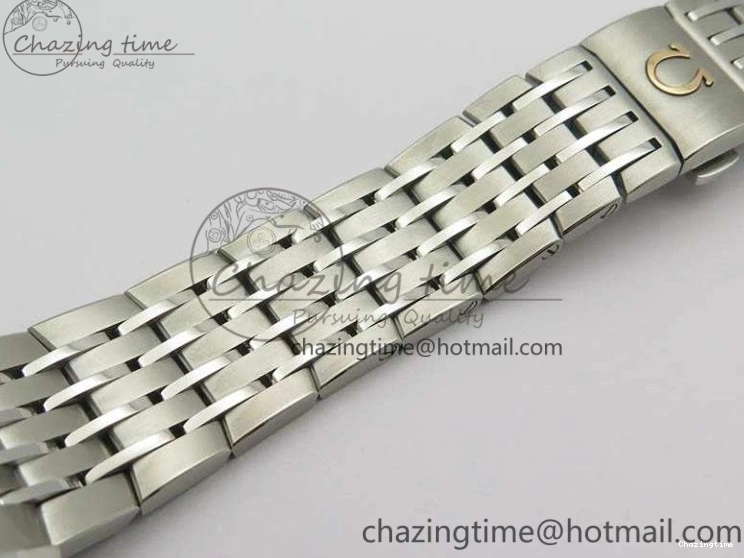 0402 De Ville Chronograph SS OMF 1:1 Best Edition Black Dial On SS Bracelet A Attractive 8150